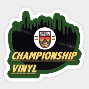 Championship Vinyl Record Store "High Fidelity" Sticker